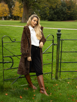 Jackie Premium Plaited Fur 'Brown'