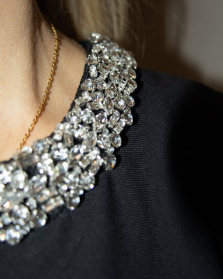 Jackie Embellished Collar Dress 'Black'