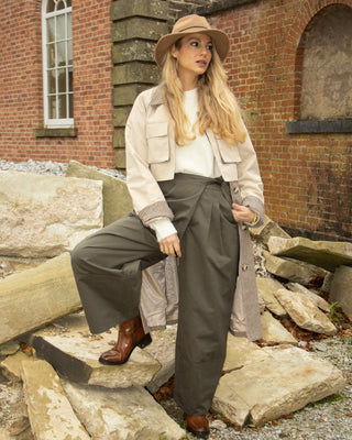 Juliette Trench Coat 'Beige & Brown'