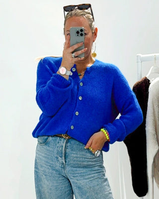 Knit Jordan Cardigan ‘royal Blue’
