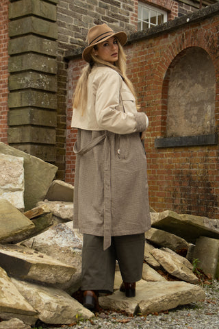 Juliette Trench Coat 'Beige & Brown'