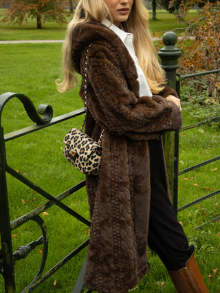 Jackie Premium Plaited Fur 'Brown'