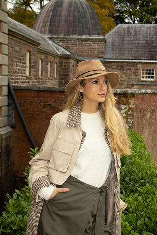 Juliette Trench Coat 'Beige & Brown'