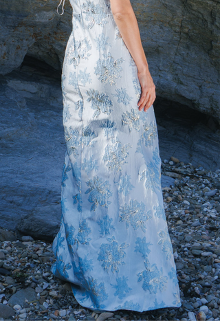 Nyla Baroque Dress ‘Blue'