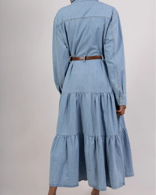 Ennis Denim Dress 'Light Denim'