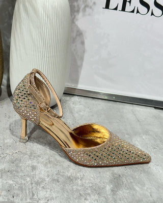 Mona Pointed Stiletto Heel ‘Silver/Gold’
