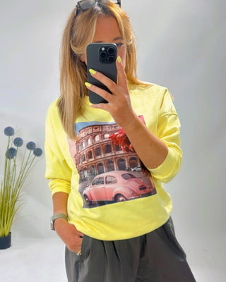 Dolce Vita Sweatshirt 'Lemon'
