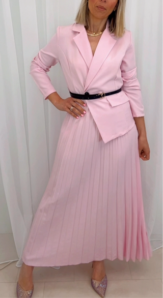 Cherie Blazer Occasion Dress ‘Pink’