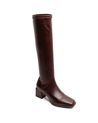 Mya Sock Boots 'Wine'