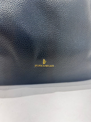 Black vegan leather hold all