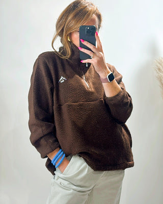 Alisson Slim Fleece 'Brown'
