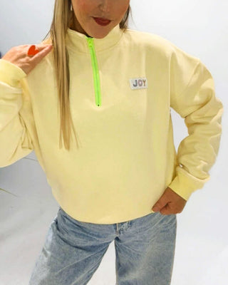 Joy Sweatshirt 'Lemon & Neon'