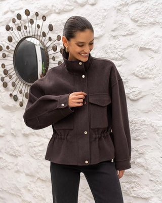 Batiste Wool Premium Jacket 'Dark Brown'