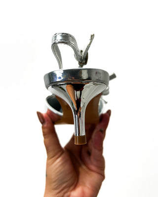 Liv Kitten Heels 'Silver'