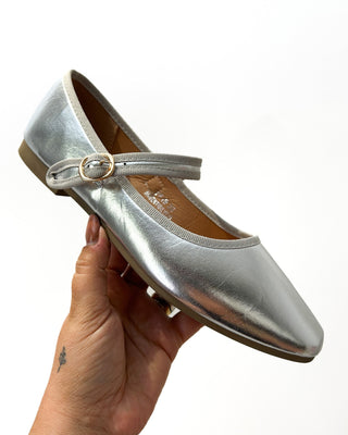 Mary Jane Pumps 'Silver'