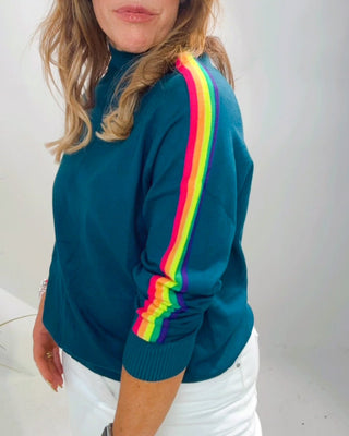 Iris Knit Jumper 'Teal Green'