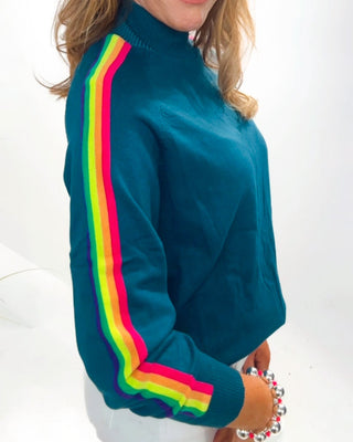 Iris Knit Jumper 'Teal Green'