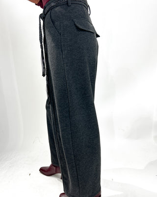 Dora Wool Trousers 'Charcoal Grey'