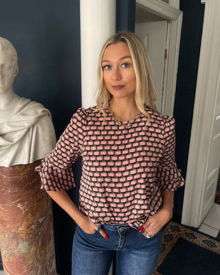 Maiya Geometric Print Blouse 'Multicoloured'