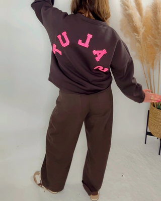 Salut Jersey 'Brown and pink'