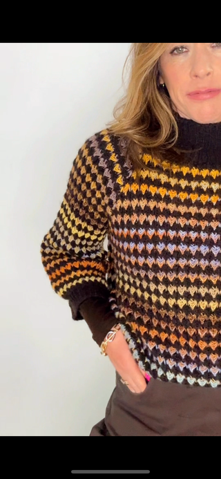 Whistler Knit 'Brown and multi'