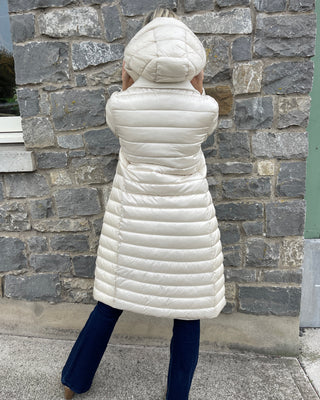 Dakota Long Puffa Coat 'Cream'