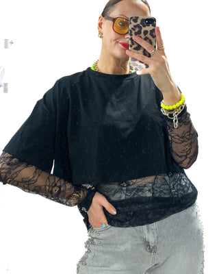 Gael Lace Top 'Black'