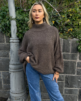 Cici Knit Jumper 'Mocha'