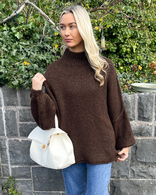 Cici Knit Jumper 'Choco Brown'