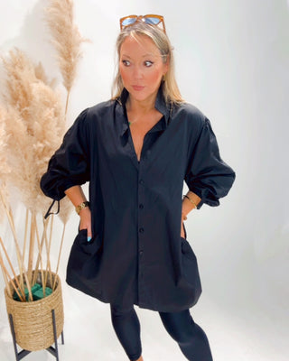 Tori Shirt with Pockets 'Black'
