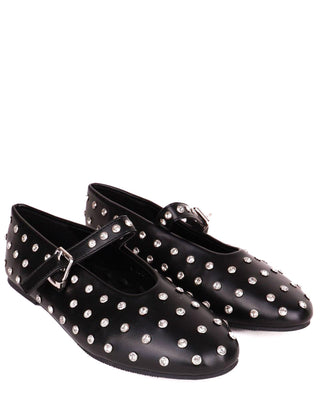 Embellished Mary Jane Pumps 'Black'