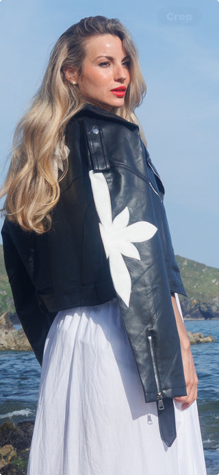 Roxy Pleather Jacket 'Black'