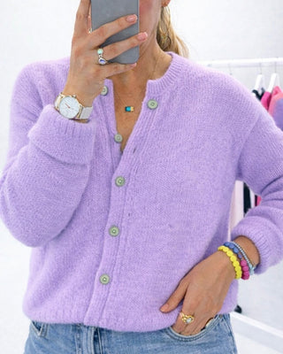 Knit Jordan Cardigan ‘Lilac’ (Code: JORDAN99 - 2 Colours for €99)