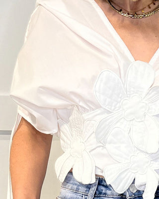 Rachelle Daisy Top ‘White’