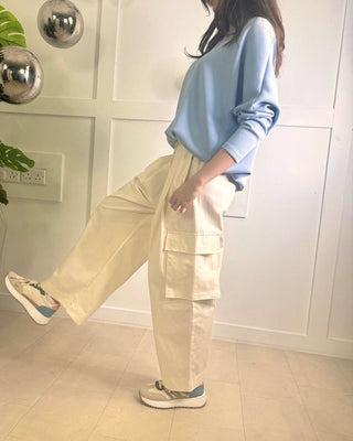 Wendy Wide leg Pants ‘Cream’