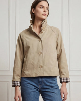 Lisa Cropped Trench 'Beige'