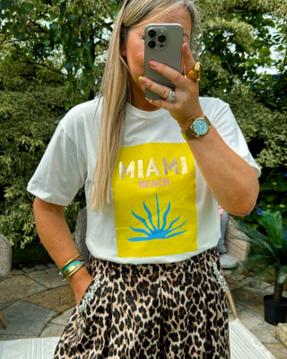 Miami Beach T-Shirt 'White'