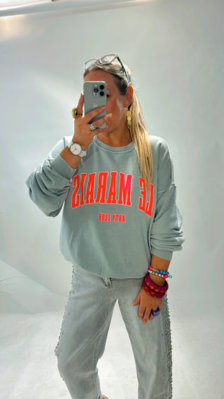 Edwina Le Marais Sweatshirt 'Grey'