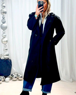 Jana Wool Mac Coat 'Black'