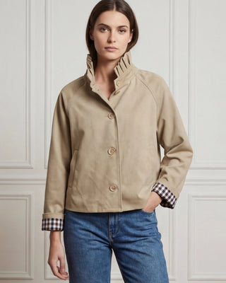 Lisa Cropped Trench 'Beige'