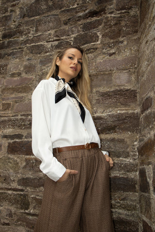Crya Silk Blouse 'Cream'