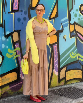 Olivia Dress 'Biscuit Beige'