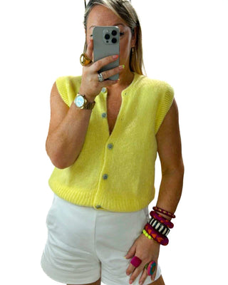 Baby Jordan Sleeveless Knit 'Lemon' pre order