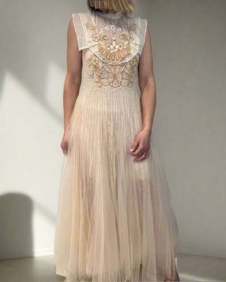 Maymara Occasion Dress ‘Beige’