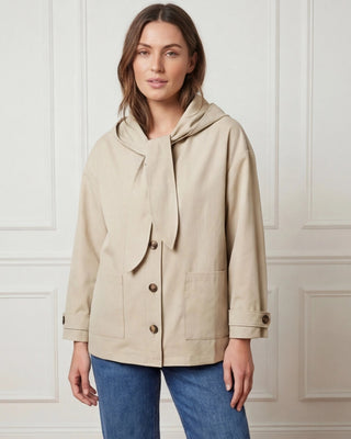 Eva Hooded Jacket 'Beige'