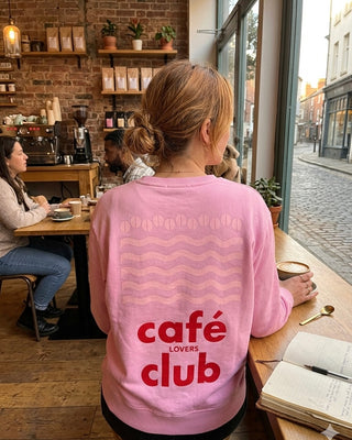 Cafe Club Sweatshirt 'Baby Pink' 8/4