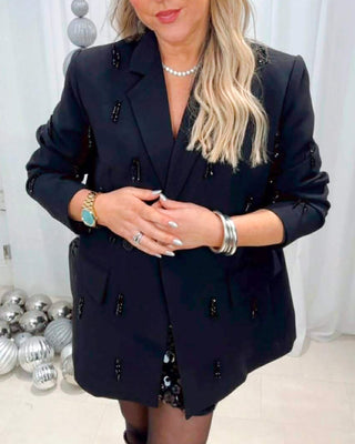 Nadine Embellished Blazer 'Black'