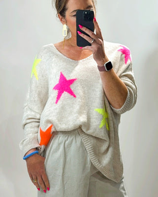 Etoile Stars Mohair Knit Jumper 'Oatmeal'