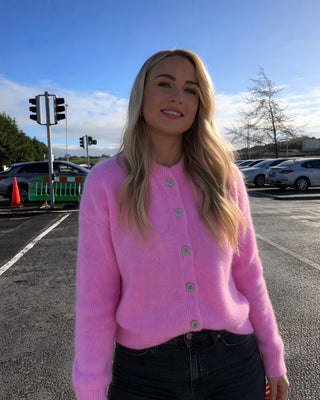 Knit Jordan Cardigan ‘Soft Pink’ - Kid Mohair (Code: JORDAN99 - 2 Colours for €99)