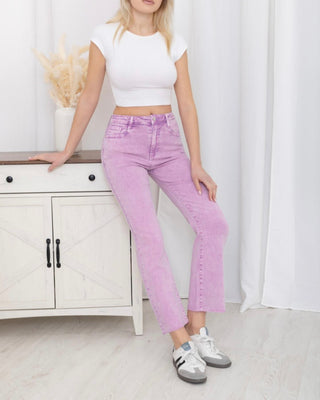 Rosalie Distressed Jeans 'Lilac'